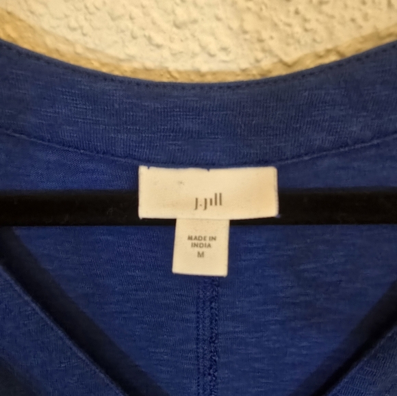 J.Jill Medium Modal Blend V Neck Shift Dress Pockets - Picture 3 of 8